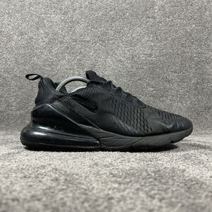 Nike Air Max 270 AH8050-005 Men’s Sz 11 Triple Black Athletic Running Shoes Used